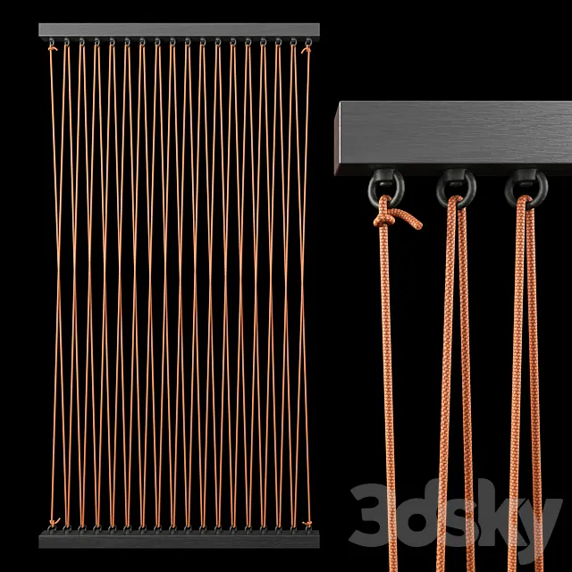 Cable partition 2 3ds Max