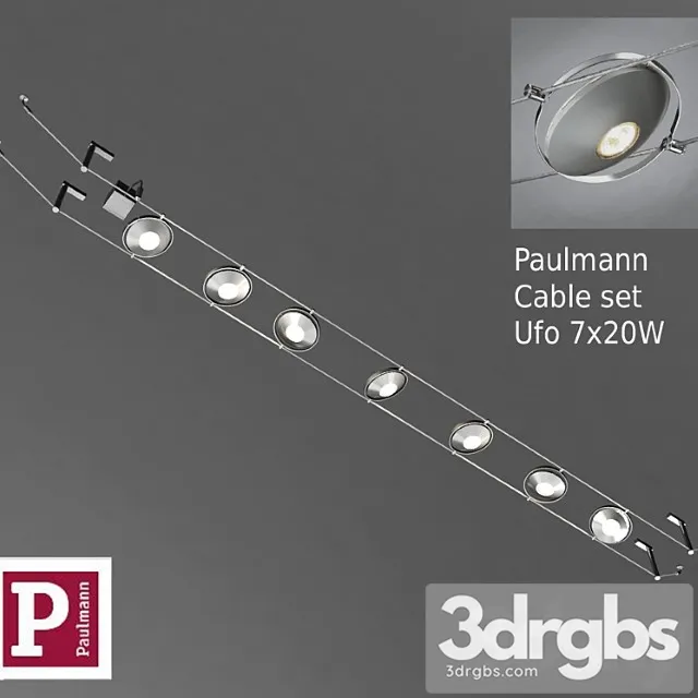 Cable Set Paulmann Ufo 3dsmax Download