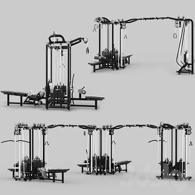 Cable Stations range 3DS Max Model