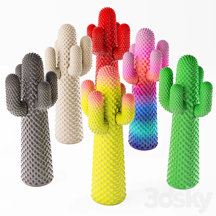 Cactus gufram coat hanger 3DS Max