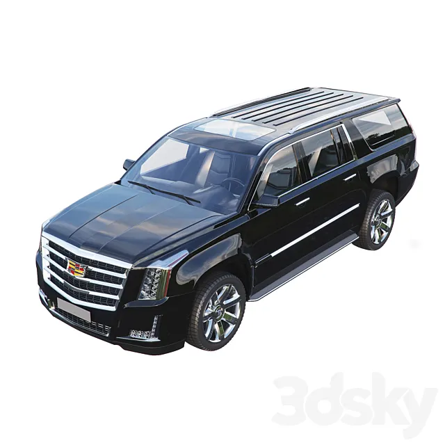 Cadillac Escalade ESV 3DS Max Model