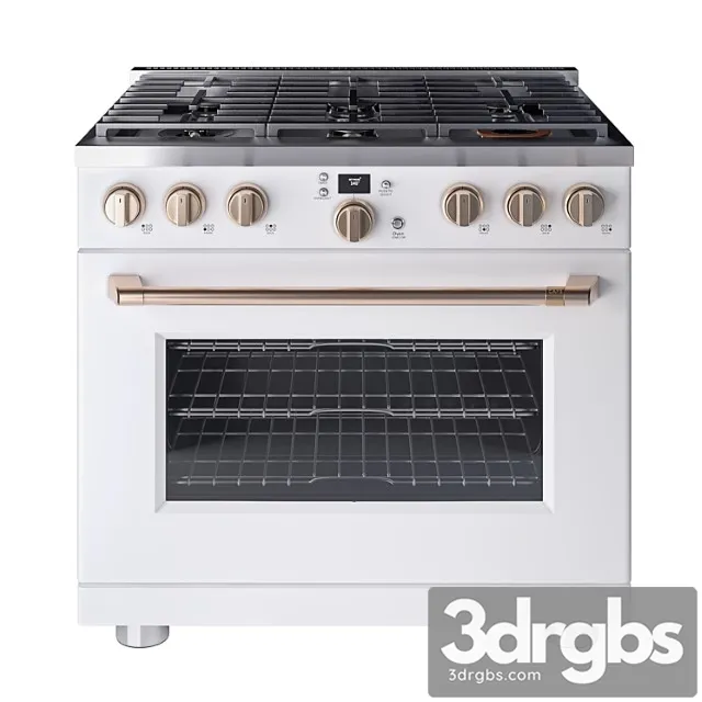 Cafe 36 Smart All Gas Commercial Style Range with 6 Burners 3dsmax Download