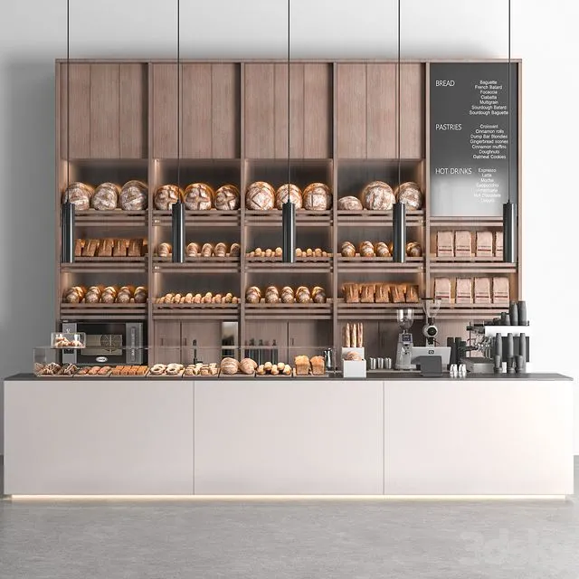 Cafe Bakery 02 3dsMax Model