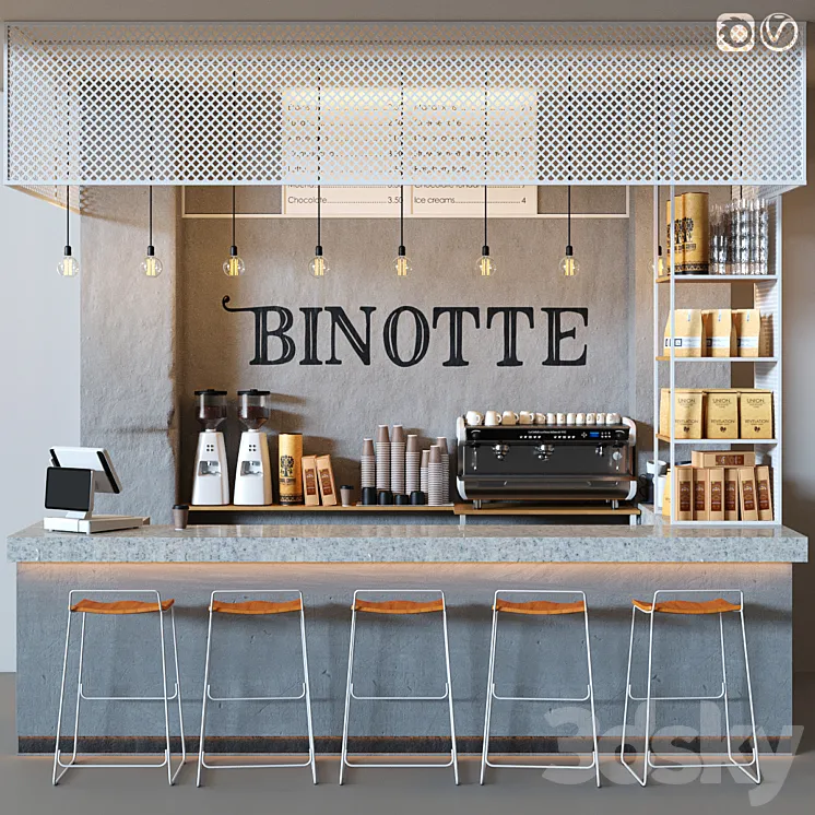 Cafe Binotte v. 2 3DS Max