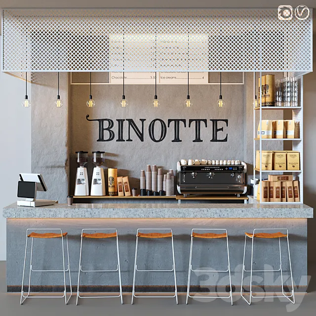 Cafe Binotte v. 2 3DSMax File