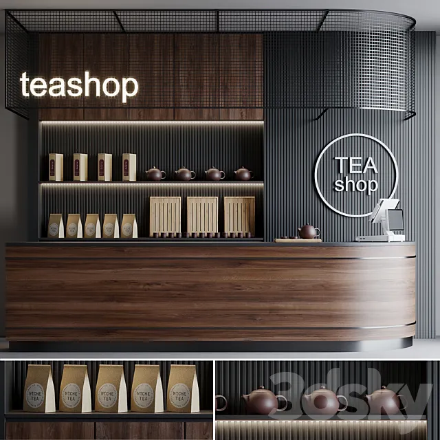 Cafe Teashop 1 3DSMax File