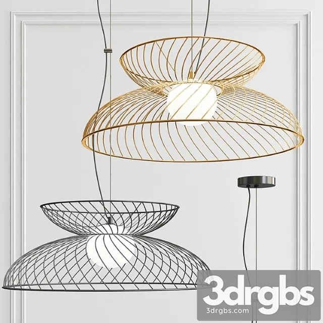 Cage ceiling light – charcoal