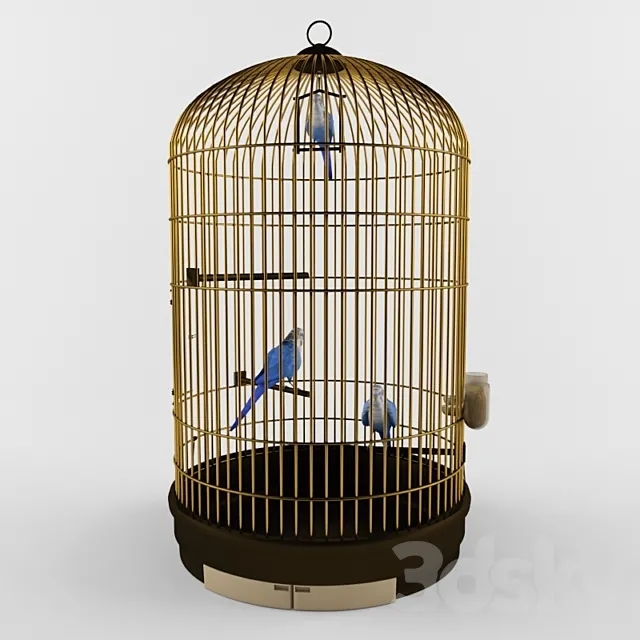 Cage for parrots 3DS Max Model