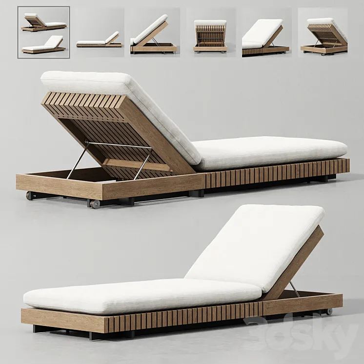 CAICOS CHAISE 3DS Max