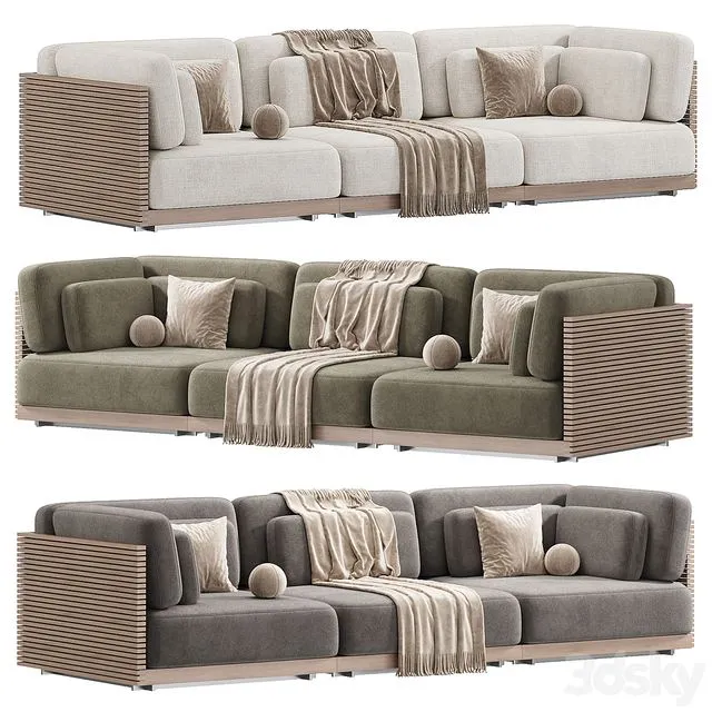 Caicos Sofa 3 3dsMax Model