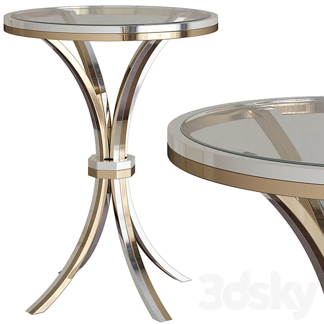 Cain side table 3DS Max Model