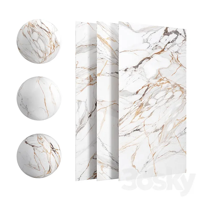 Calacatta lux marble 3ds Max