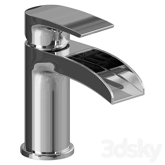 Cali Vigo Waterfall Mono Basin Mixer 3ds Max