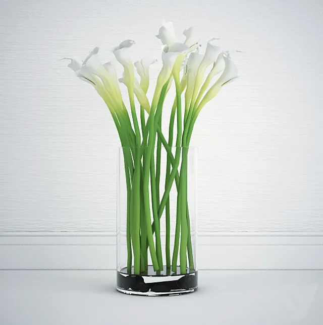 Calla bouquet 3DS Max Model