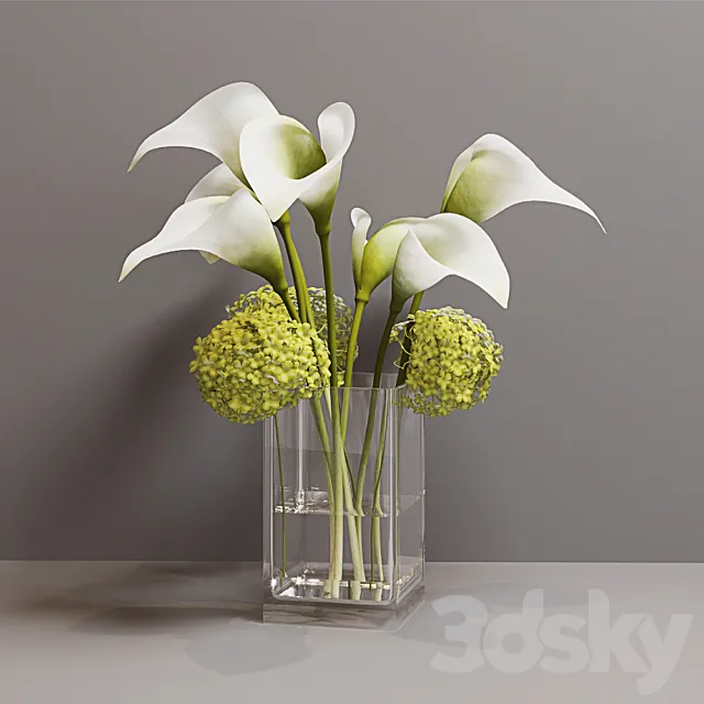 calla bouquet 3DSMax File