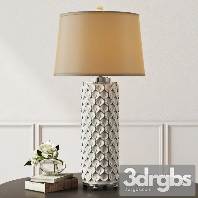 Calla Lilies White Table Lamp 3dsmax Download