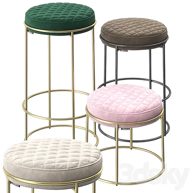 Calligaris atollo stools 3DS Max Model