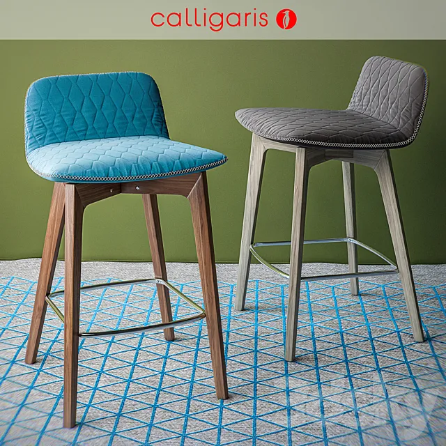 Calligaris bar stool SAMI stool. 3DSMax File