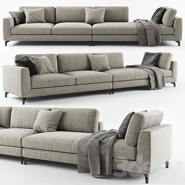 Calligaris CARRE sofa 3DS Max Model