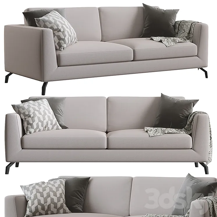 Calligaris | Carre sofa 3DS Max