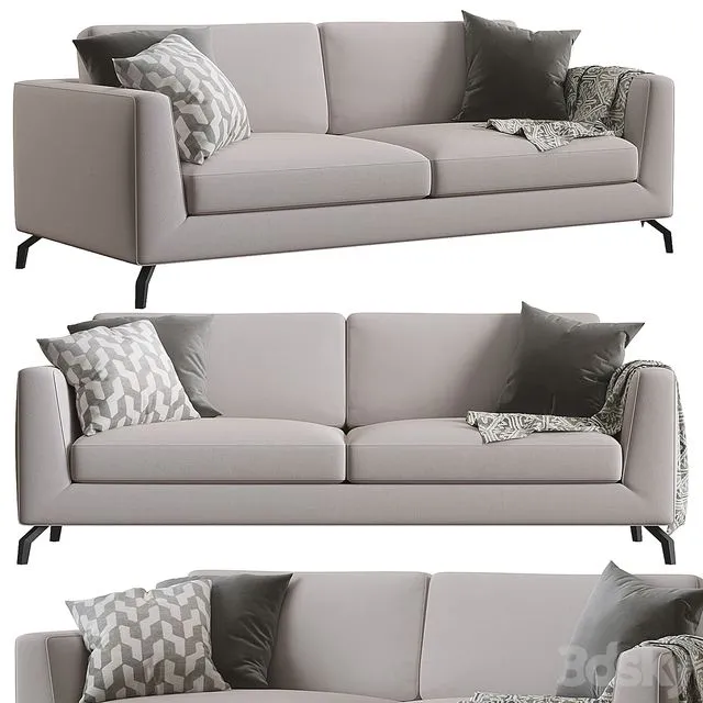 Calligaris Carre sofa (Design by Stefano Spessotto) 3dsMax Model