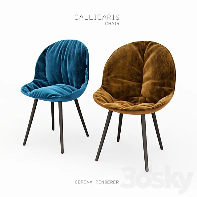 Calligaris Chair 3ds Max