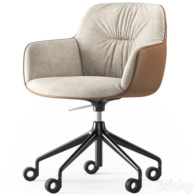 Calligaris Cocoon soft office chair 3dsMax Model