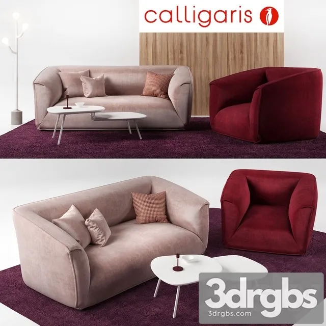 Calligaris Furniture SetnCalligaris Sweet 3dsmax Download