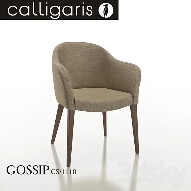 CALLIGARIS GOSSIP Dining Chair 3DS Max Model