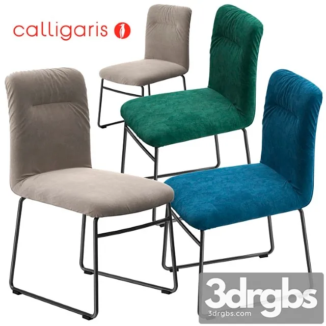 Calligaris greta chair metal base 2 3dsmax Download