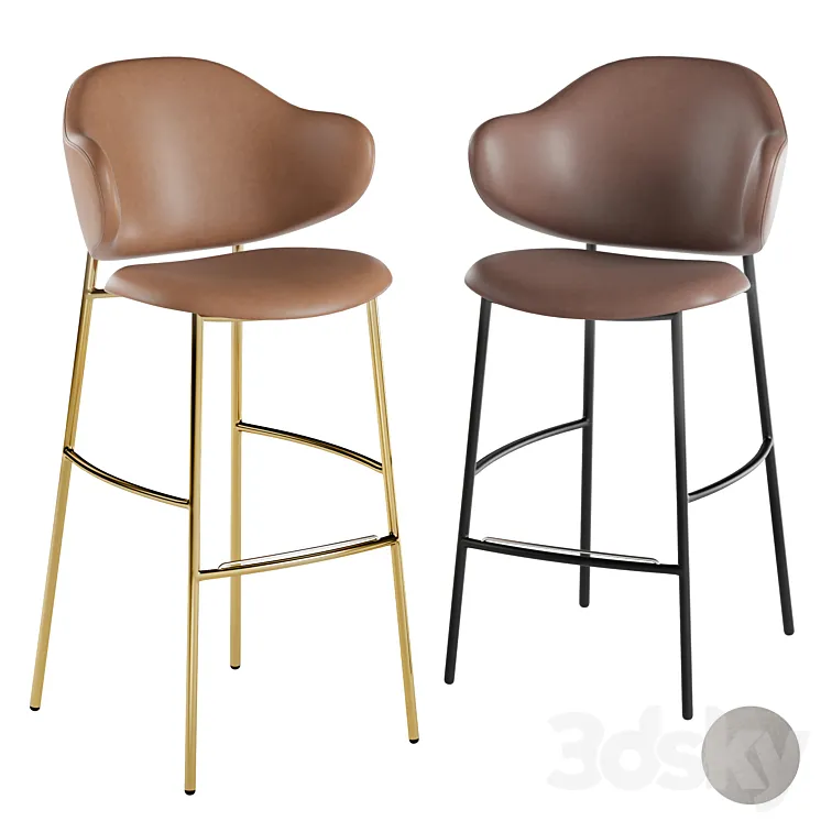 Calligaris Holly barstool 3DS Max Model