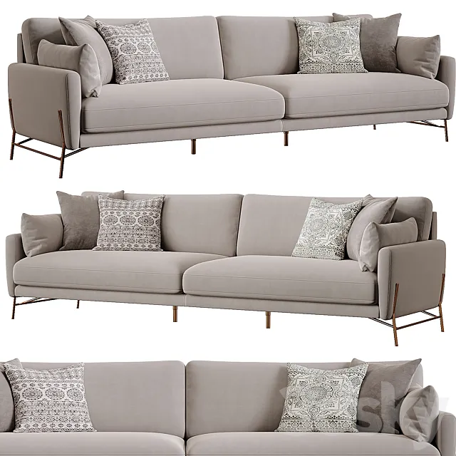 Calligaris | Le Marais sofa 3ds Max