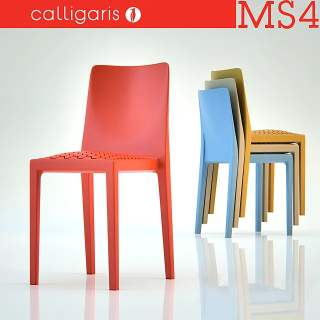 Calligaris MS4 chair 3DS Max Model