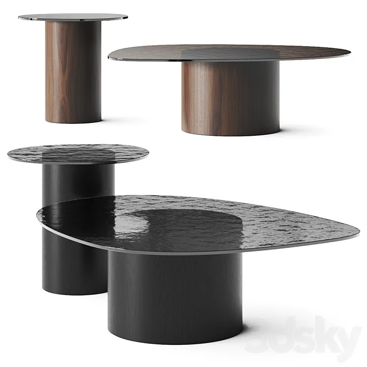 Calligaris Mushroom Coffee Tables 3DS Max