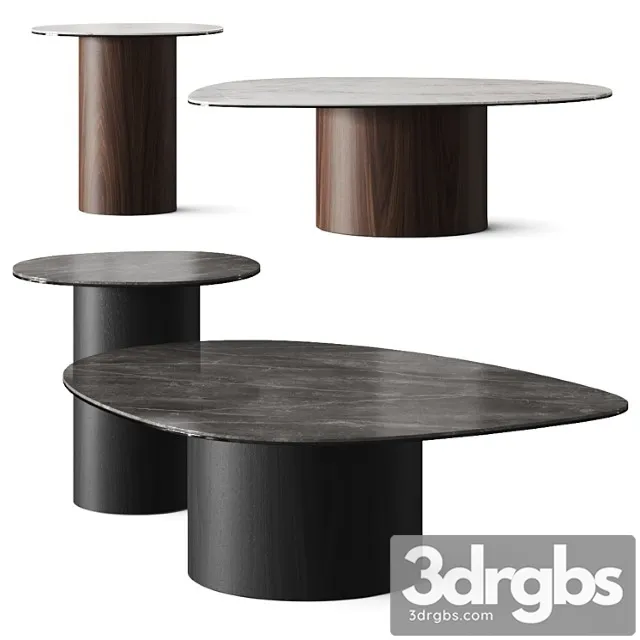 Calligaris mushroom marble coffee tables