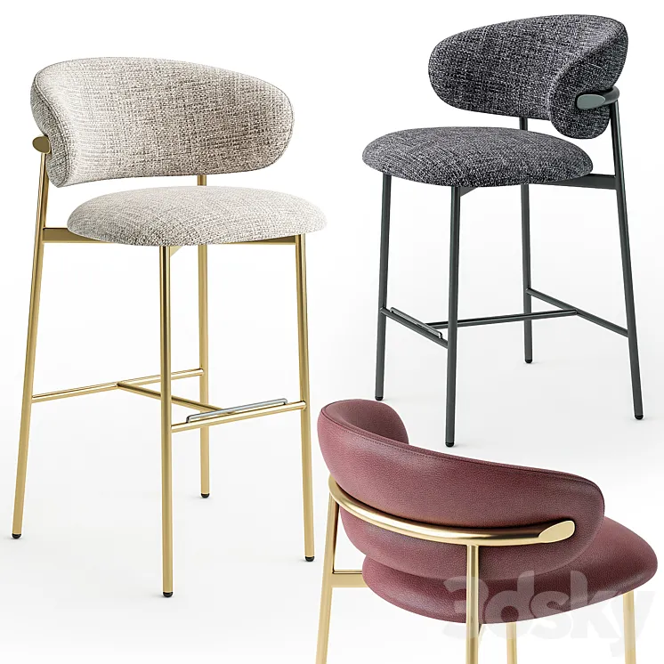 Calligaris oleandro stool 3DS Max