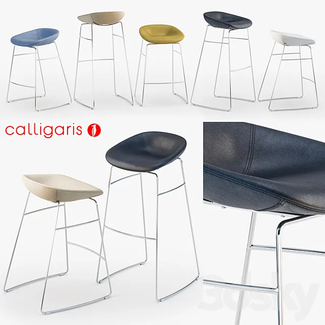 Calligaris Palm stool 3DS Max Model