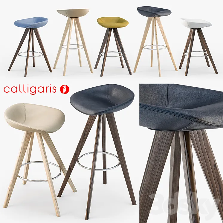 Calligaris Palm w stool 3DS Max