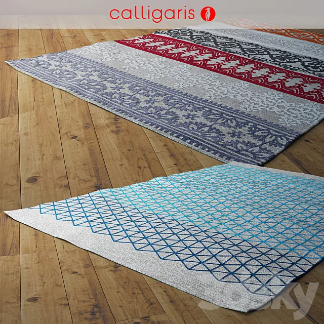 Calligaris rug NADIRA _ APOTEMA rug 3ds Max