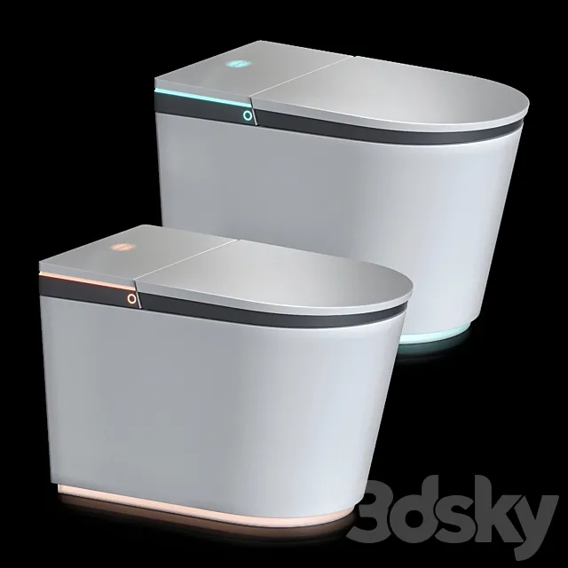 CALMO smart toilet 3ds Max