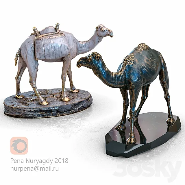 Camel Camel 3DS Max Model