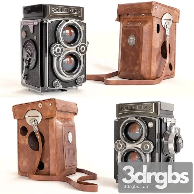 Camera with rolleiflex cover