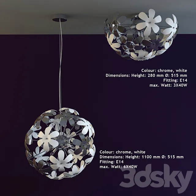 Camile Chandelier 3DS Max Model