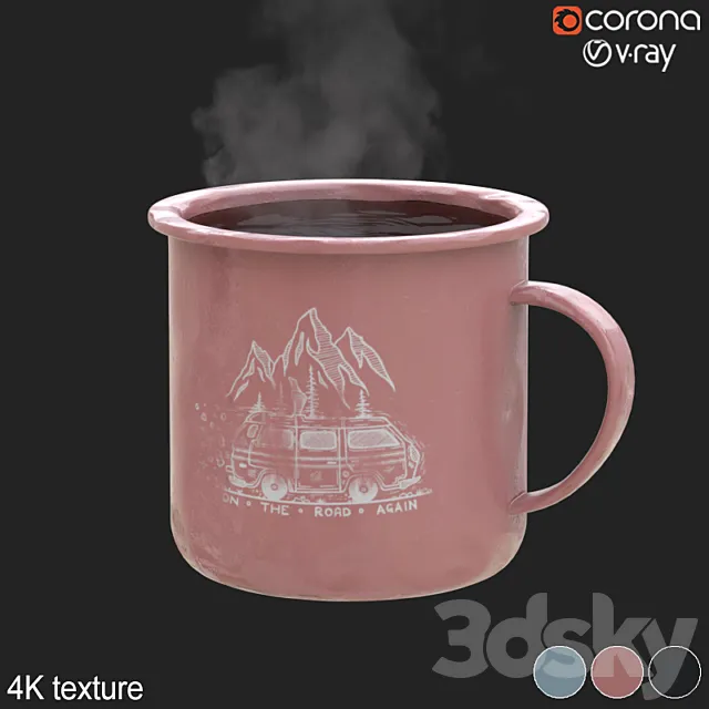 camping mug 001 3DSMax File