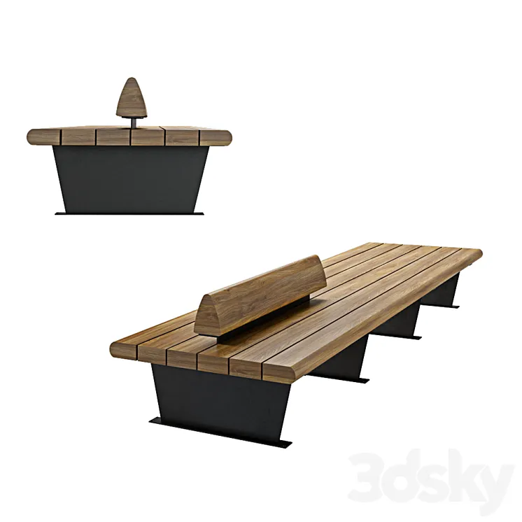 Canape  bench 3DS Max