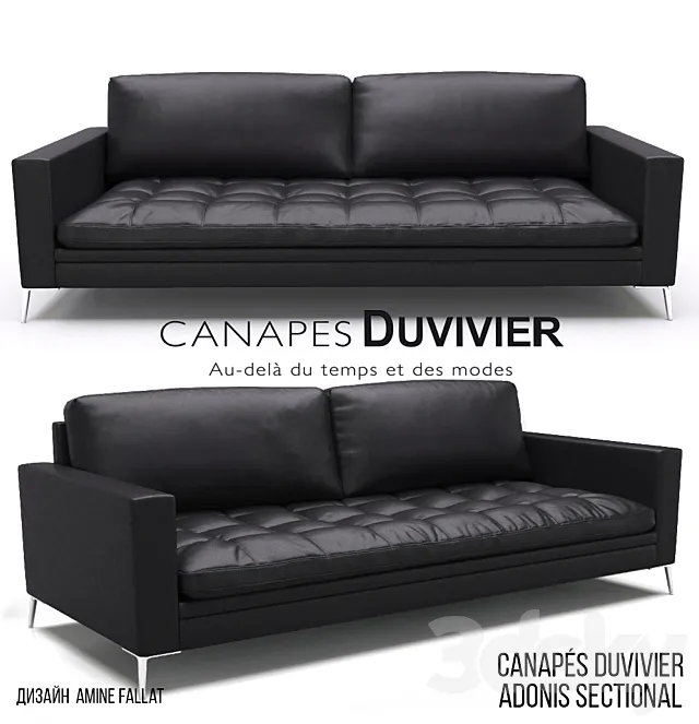 Canapes Duvivier ADONIS 3DSMax File