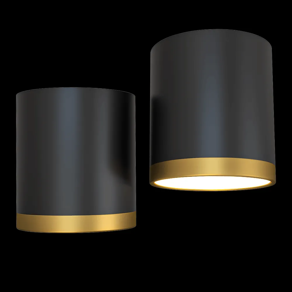 Candellux Lighting – Ceiling lamp Tuba gold + 3ds Max