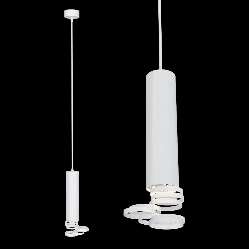 Candellux Lighting – Hanging lamp white adjustable Tube 3ds Max