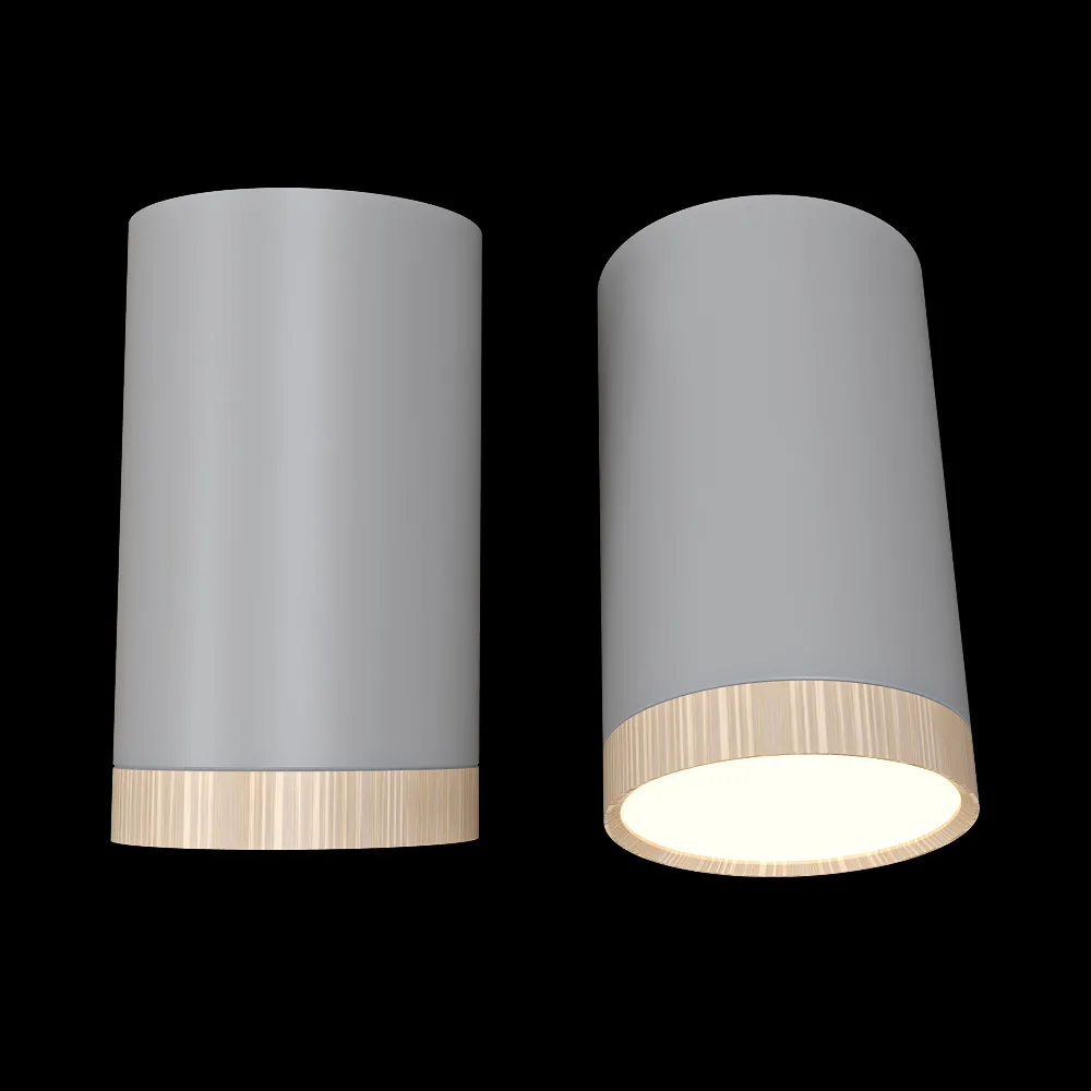Candellux Lighting – Spot light  Gray and wooden Tuba Candellux 2282879 3ds Max