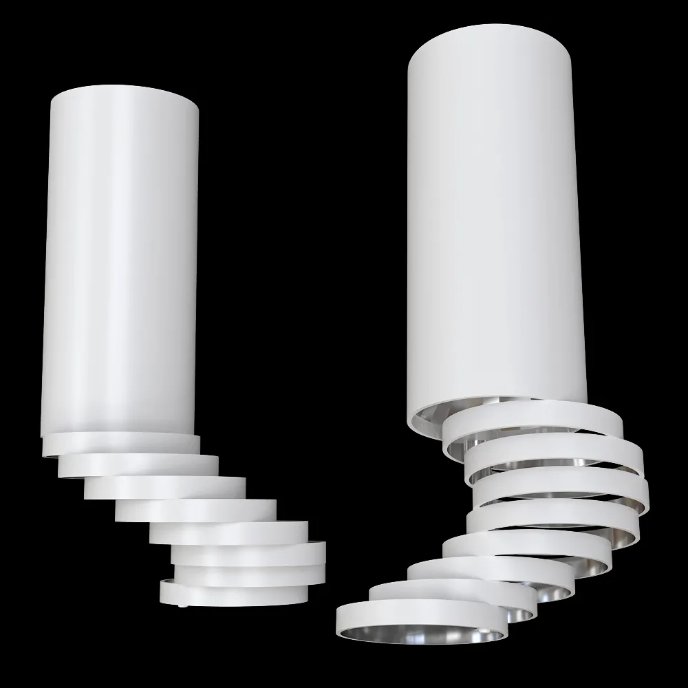 Candellux Lighting – Spot light white rings 2282725 3ds Max